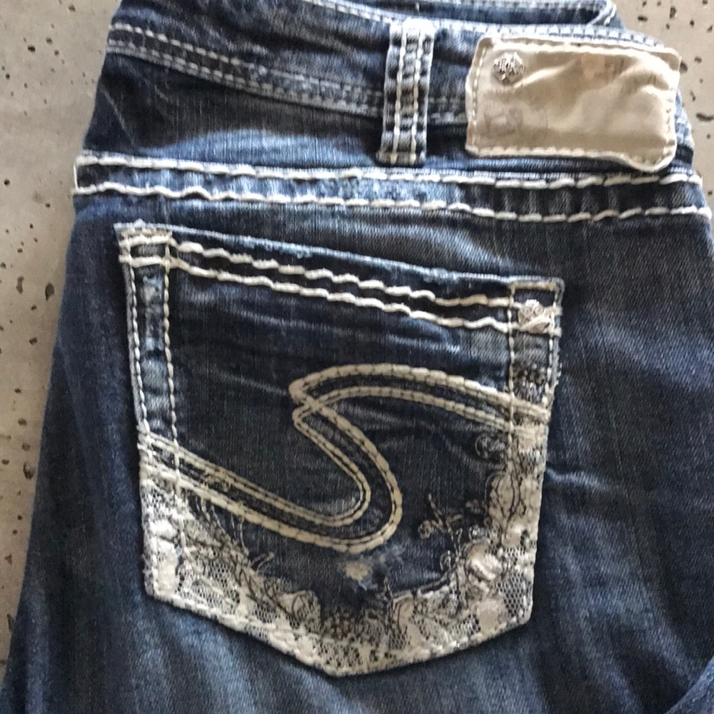 Silver jeans